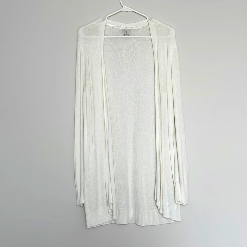 Cream colored cardigan